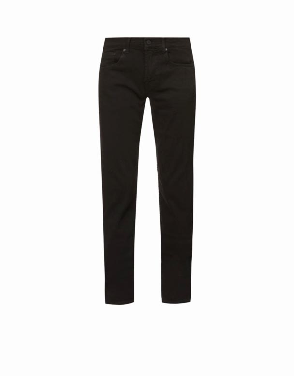 CHA00028 standartiniai prabangūs Performance slim-fit tiesios kojos ruožas-džinsiniai džinsai