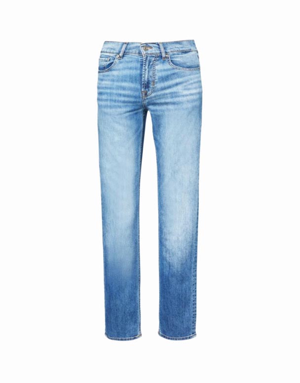CHA00034 Slimmy Airweft Markenpatch Jeans Aus Stretch-Denim mat Engem Richtege Been
