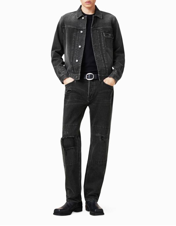 CHA00082 Reid reparation Slim-ben Regular-Fit Denim Jeans
