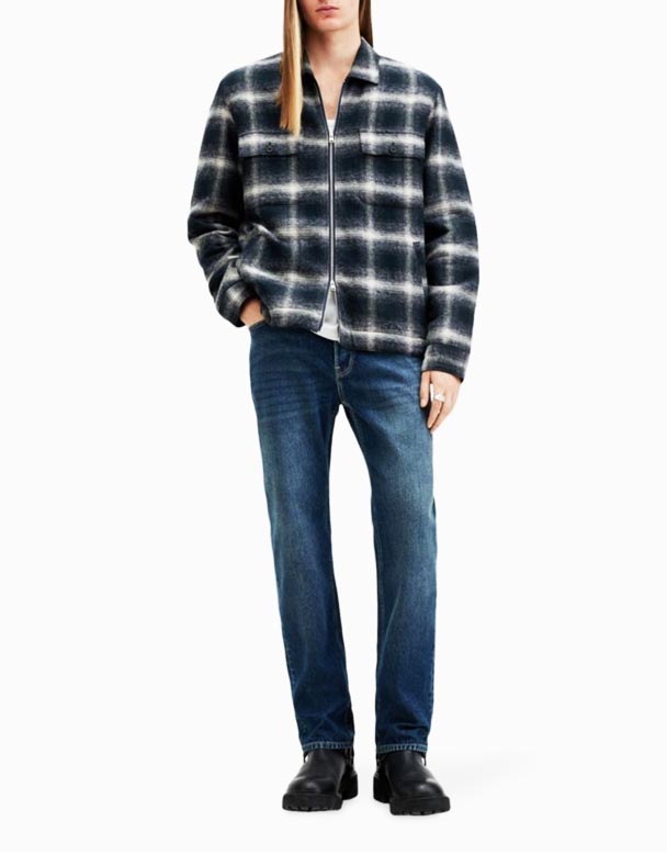 CHA00086 Reid lige ben økologisk bomuld denim jeans