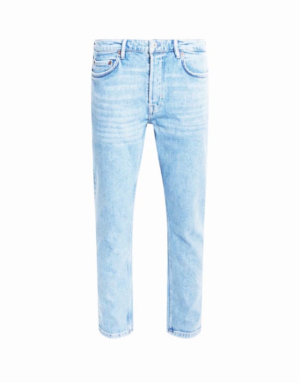 CHA00096 Dean slim-fit beskåret stretch-denim jeans