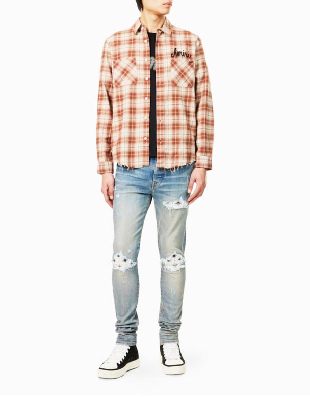 CHA00097 MH1 Starburst MH1 Slim-Fit Stretch-Denim Jeans