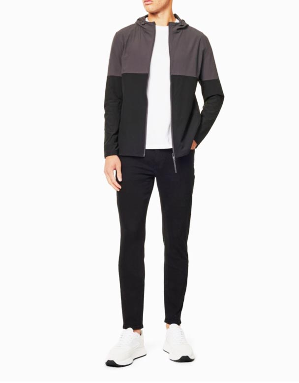CHA00110 mærkevarer bælte-loops koniske-ben slim-fit stretch-denim jeans