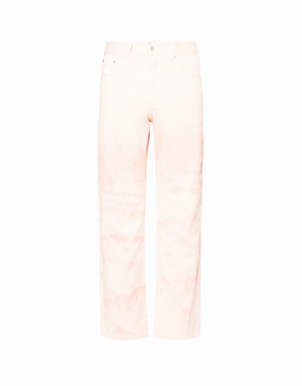 CHA00119 bjerg abstrakt-Print Lige ben Regular-Fit Denim Jeans