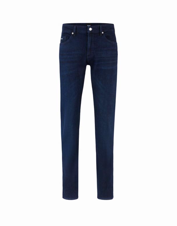 CHA00130 fritid regular-fit Straight-ben stretch-denim jeans
