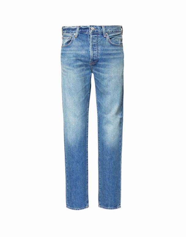 CHA00142 Finn koniske ben afslappet-fit denim jeans