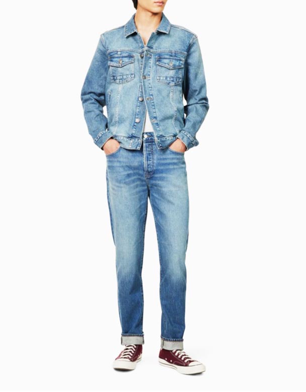 CHA00142 Finn koniske ben afslappet-fit denim jeans