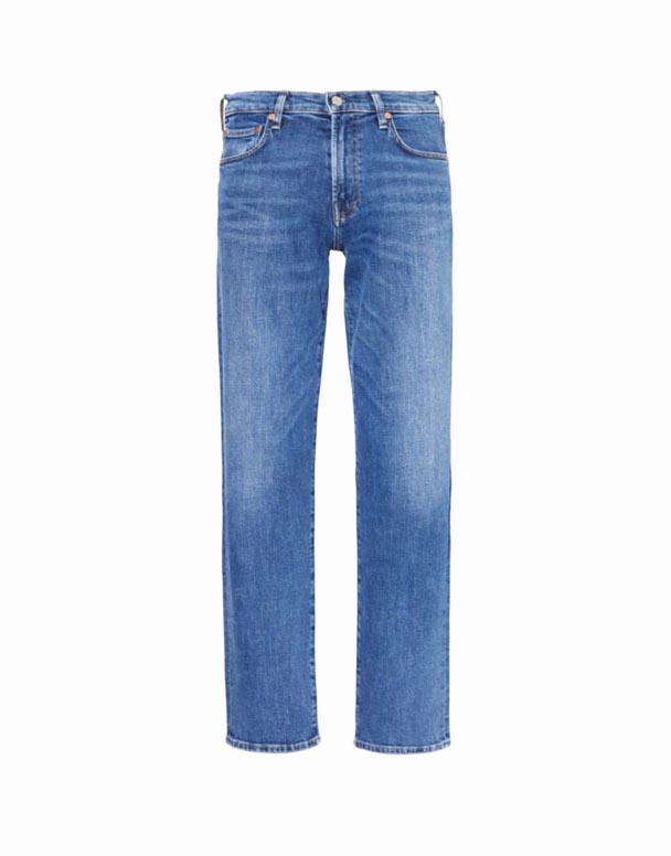 CHA00144 Elijah fem-lommer Straight-ben Stretch-Denim Jeans