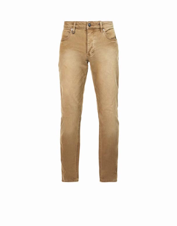 CHA00381 Jeans Aus Stretch-Denim mat Slim-Fit-Patch Vum Lou Brand