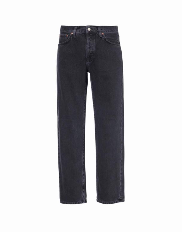 CHA00400 Rad Rufus Jeans mat Engem Riichte Been an engem normale Fit an enger verschwonnener Wäschung