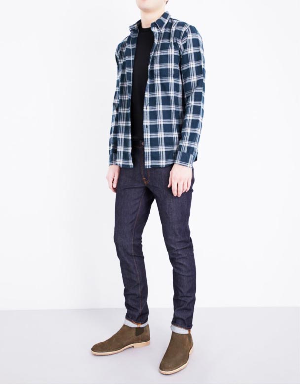 CHA00422 Jeans tanaí Caol-oiriúnach Lean Dean