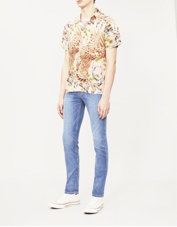 CHA00449 Lennoks slim-fit džinsai