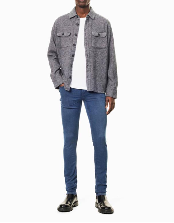 CHA00453 Croft slim-fit low-rise stretch-woven blend jeans