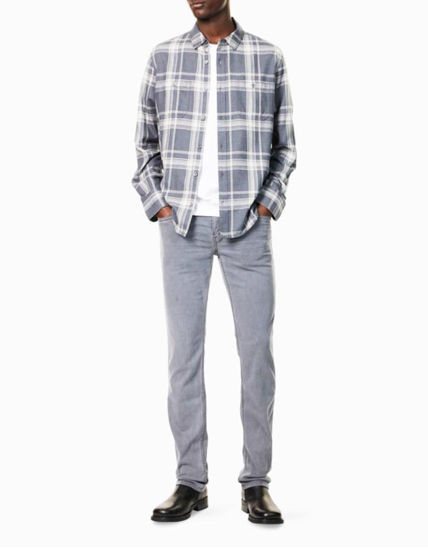 CHA00454 Federal Straight-Leg Elukiwe Blend Jeans