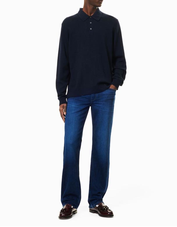 CHA00456 düz ayaqlı boş Doheny uzanan jeans