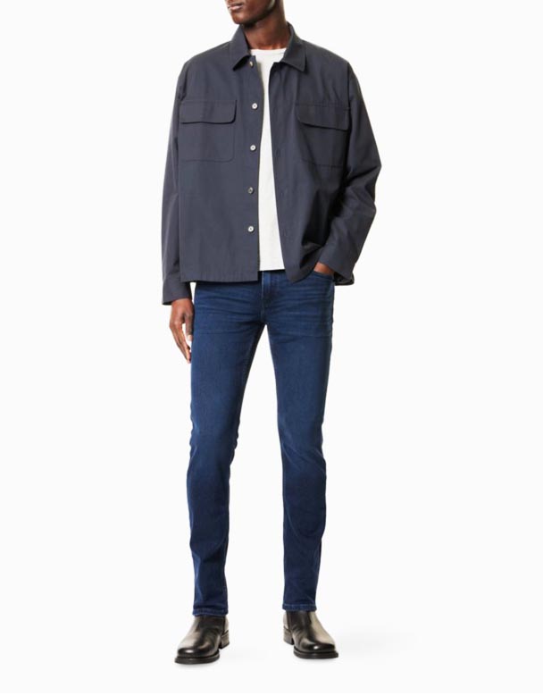 CHA00472 Federal Straight-Leg Stretch-Denim Blend džinsai