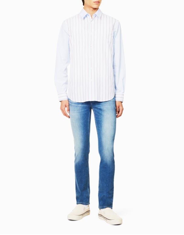 CHA00474 Lennox slim-fit stretch-jeansy jeansowe