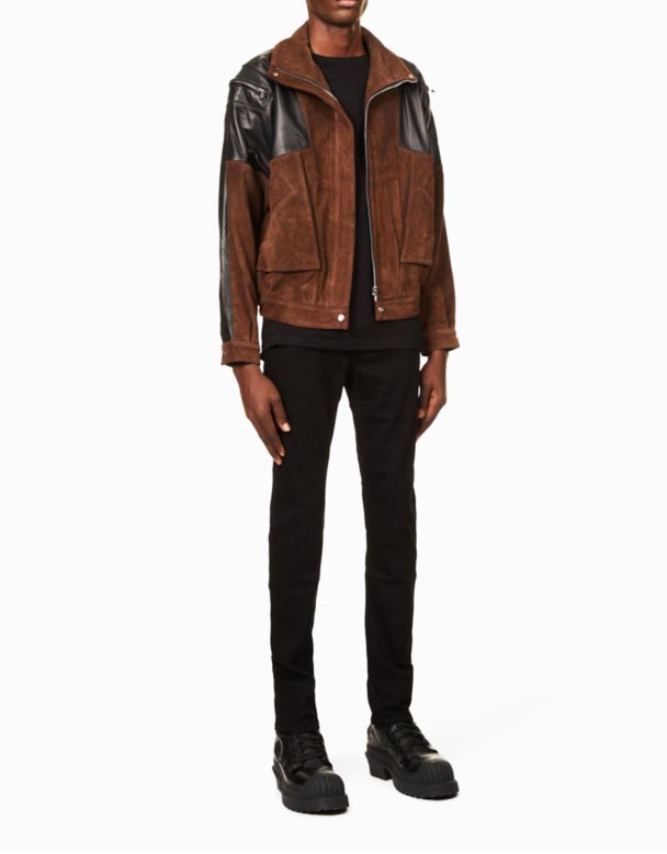 CHA00479 джынсы Federal slim-fit з прамымі калашыну з стрейчевого дэніму