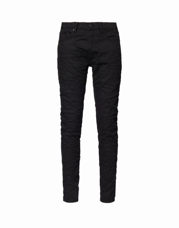CHA00507 Five-pocket slim-fit slim-leg stretch-denim jeans