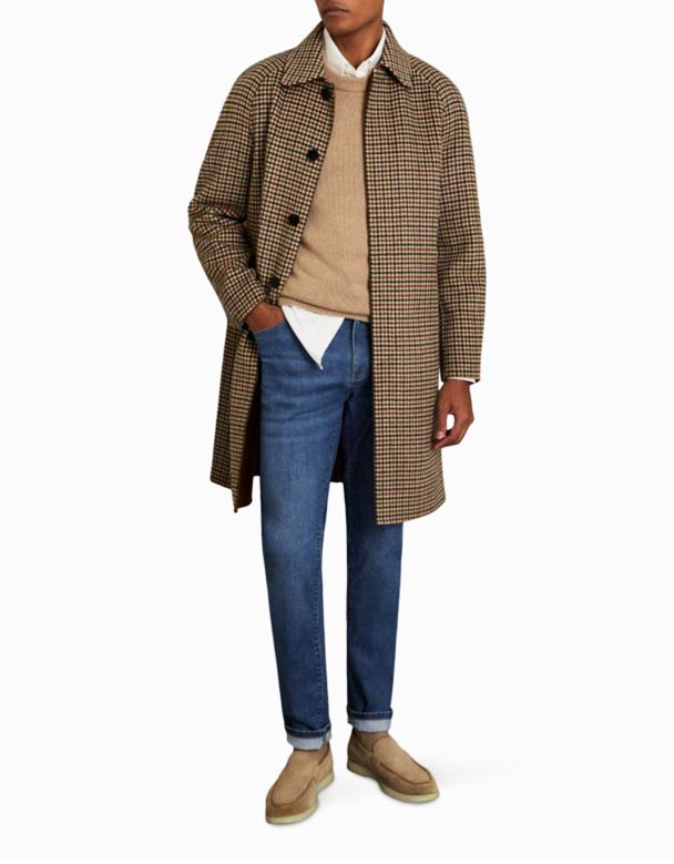 CHA00523 Maddison mid-wash tapered-umlenze slim-fit denim-blend jeans