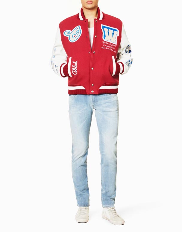 CHA00528 diblərinə quraşdırılmış daralmış ayaqları olan Anabass Hyperflex elastik denim jeans