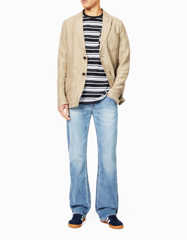 CHA00612 Billy five-ephaketheni iqonde-emlenzeni ekhululekile-fit elula-denim jeans
