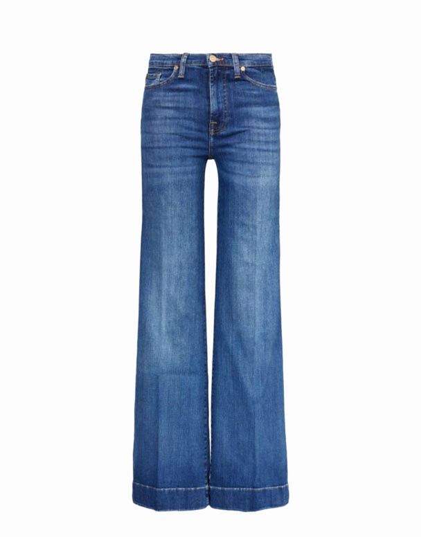 CHW00631 Modern Dojo alevlendi yüksek katlı streç denim kot