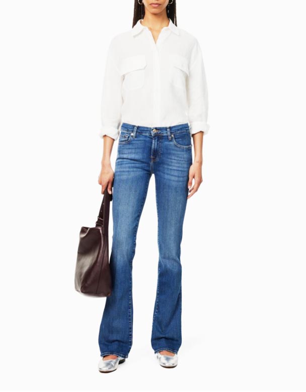 CHW00637 Bootcut Soho evazat-picior întindere mijlocie-blugi denim