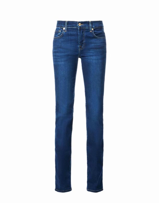CHW00643 Bootcut Jeans mat mëttelhéichem Bund Aus Stretch-Denim