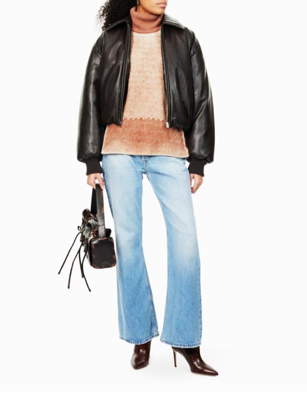 CHW00674 2021 märke-patch raka ben höghus jeans