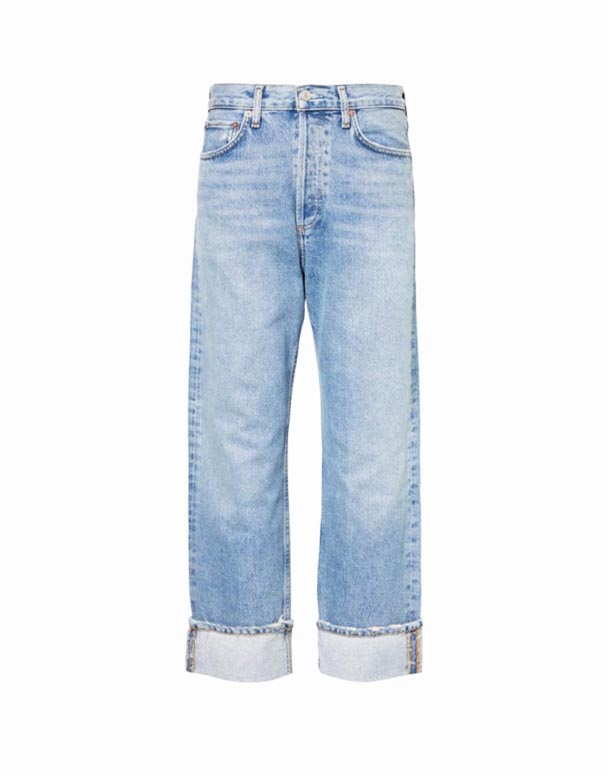 CHW00704 Fran straight-leg low-rise recycled-cotton denim jean