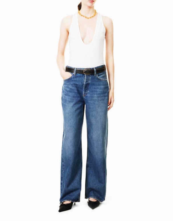 CHV00713 geniş ayaqlı geniş ayaqlı jeans