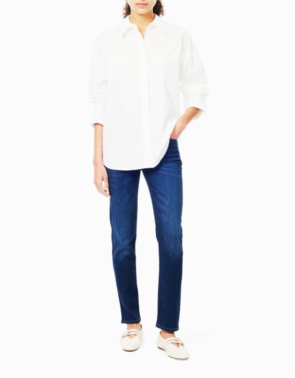 CHW00796 Isola mëttelméisseg Slim Fit Jeans Aus Stretch Denim