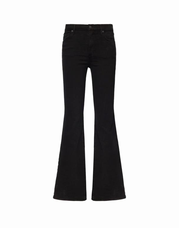 CHV00797 Lilah yüksək boylu və Çəkməli yarıqlı uzanan Jeans