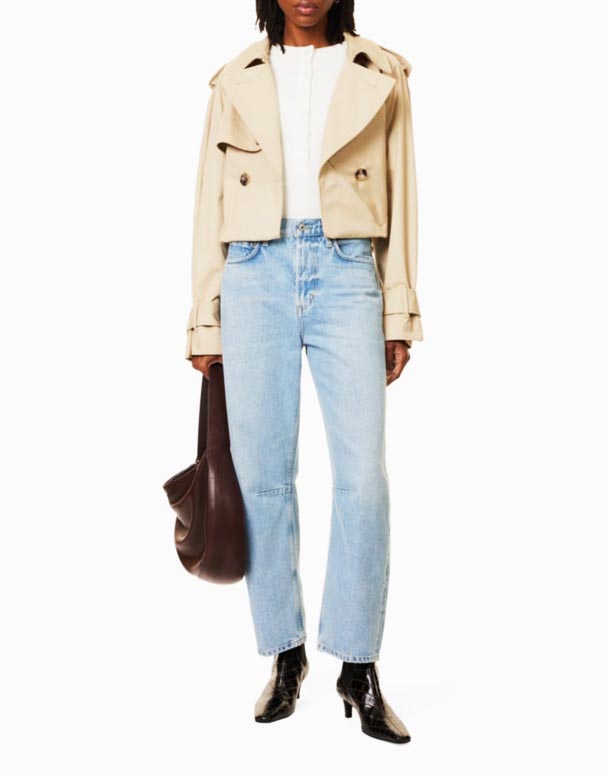 CHW00802 Miro barrel - leg relaxed-fit high-rise denim jeans