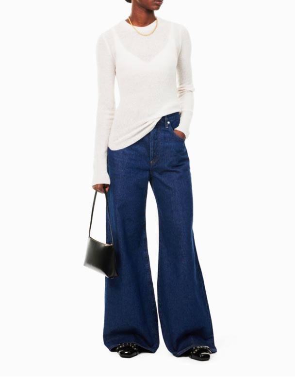 CHW00807 Beverly Slouch phakathi nendawo bootcut-umlenze denim jeans