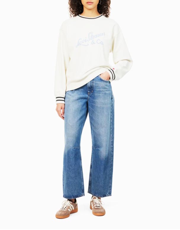 CHW00809 Miro barrel - leg relaxed-fit high-rise denim jeans