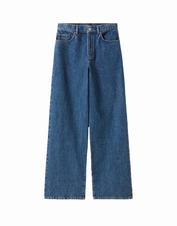 CHV00833 orta uyğun düz kəsilmiş Jeans