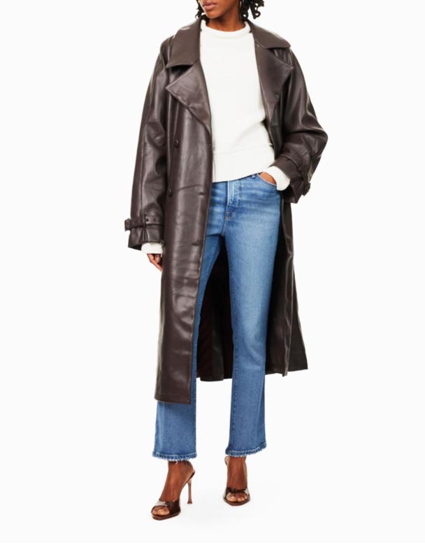 Chw00988 джынсы Good Legs з смесовых тканіны з высокай пасадкай і прамымі калашыну з пяццю кішэнямі