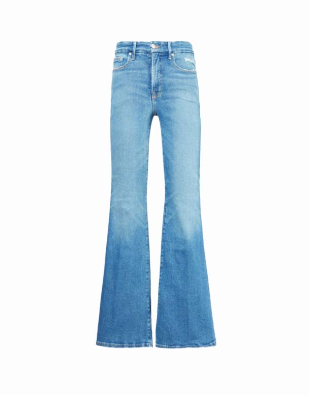 CHW00999 джынсы Good Legs з расклёшаныя калашыну, абліпальныя постаць, з стрейчевого дэніму