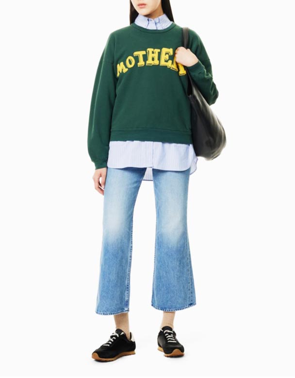 CHV01195 düz ayaqlı Bookie Flood Jeans