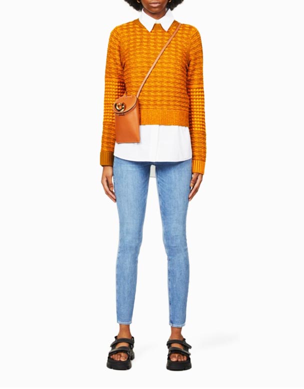 CHW01250 Hoxton Ankle crop skinny high-rise stretch-maong maong