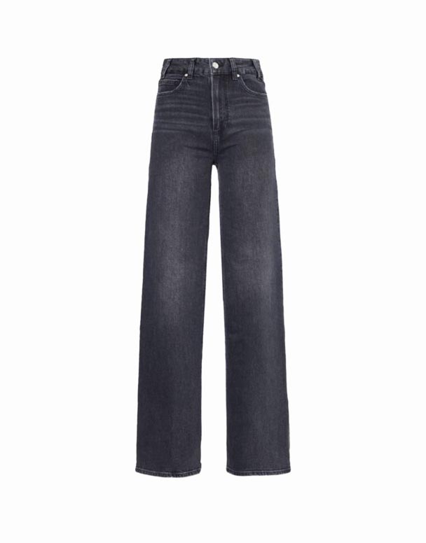 CHW01288 Sasha 32 "düz bacaklı orta katlı streç pamuklu kot pantolon