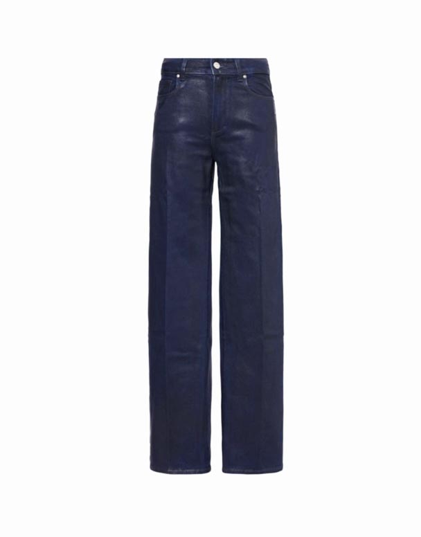 CHV01290 beş cibli geniş ayaqlı uzanan denim qarışığı Sasha Jeans
