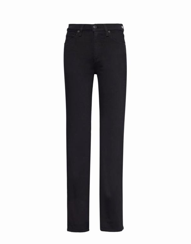 Chw01369 Peyton bootcut-blugi din țesătură elastică cu talie mijlocie