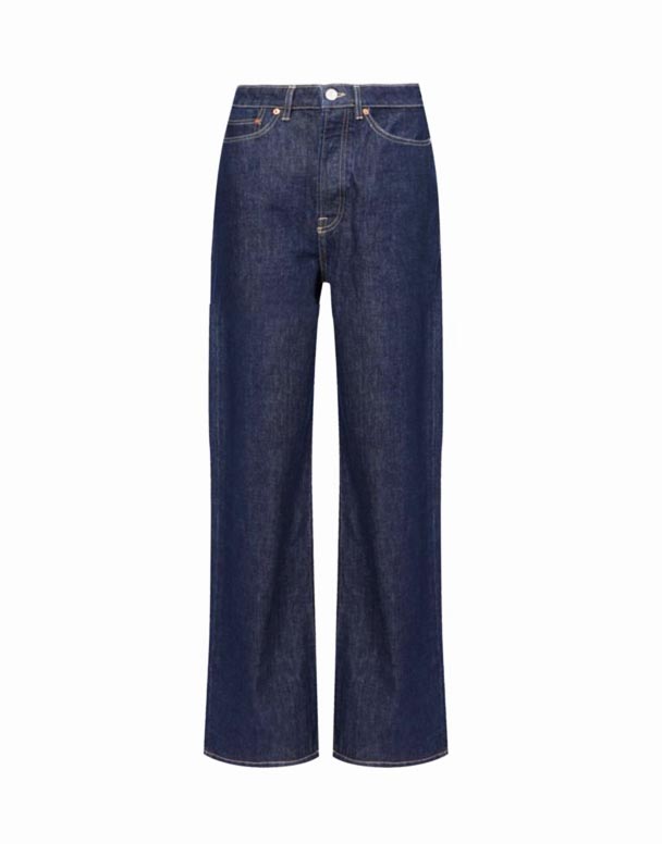 01403 Shelly hár-rísa lífræn-denim gallabuxur