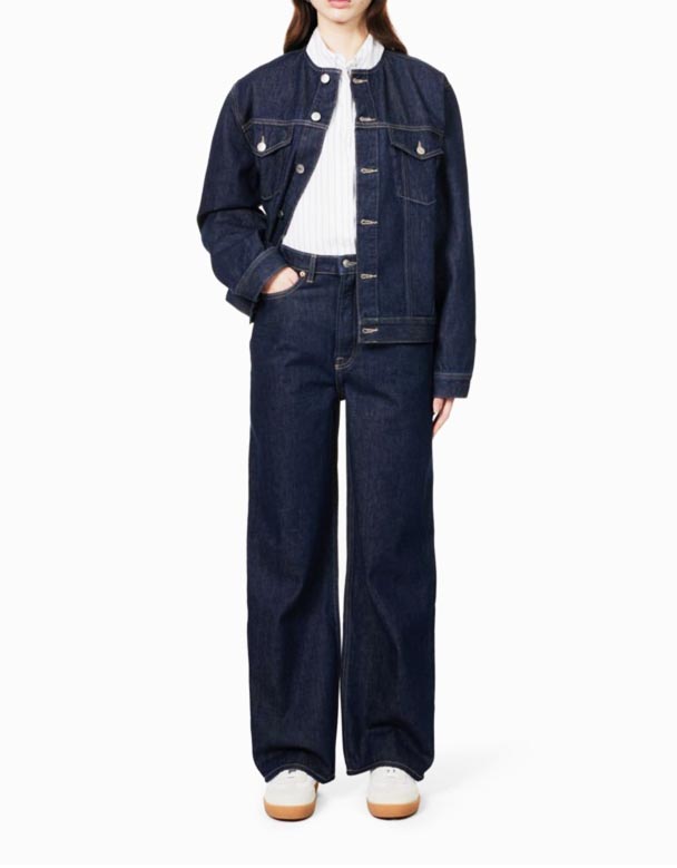 CHW01403 amajean Anezikhumba eziphakeme ezinama-organic-denim
