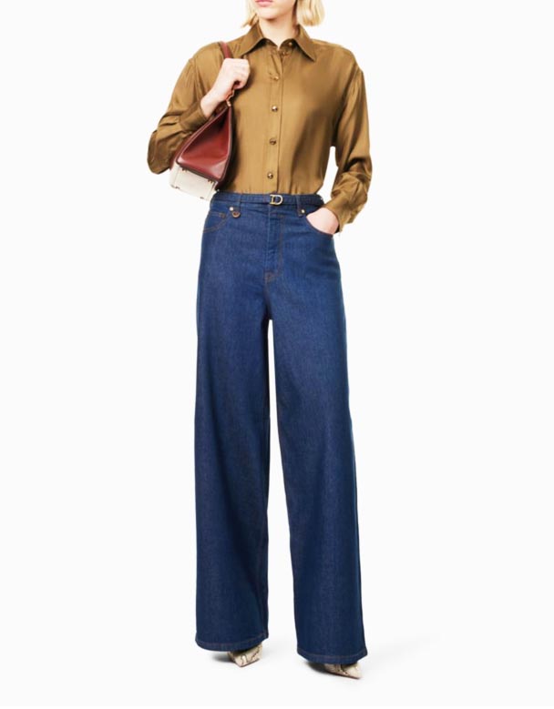 CHW01530 Imilenze Evuthayo Ekhululekile Yokwelula-Amajean E-Denim